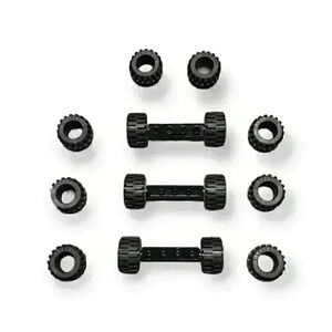 Lego Wheels Tires Axels 6014b 6015 6014bc04 87697 2926 21mm D. x 12mm Mixed Lot